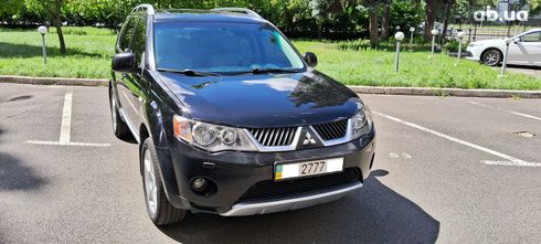 Mitsubishi Outlander XL 2007 черный - фото 2