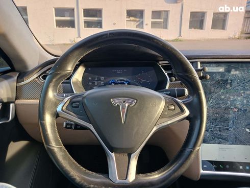 Tesla Model S 2015 синий - фото 14