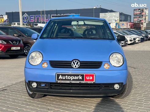 Volkswagen Lupo 2005 синий - фото 2