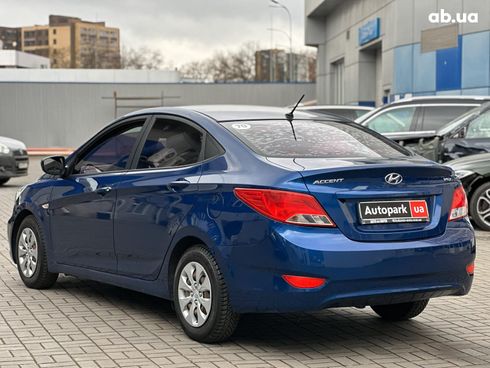 Hyundai Accent 2016 синий - фото 6