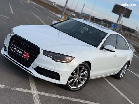 Audi A6 2013 белый - фото 3