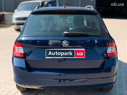 Skoda Fabia 2015 синий - фото 8