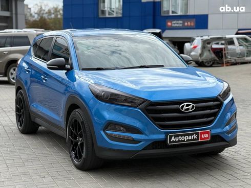 Hyundai Tucson 2016 синий - фото 3