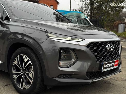 Hyundai Santa Fe 2019 серый - фото 7