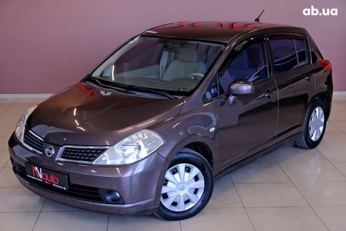 Nissan Tiida 2009 фиолетовый - фото 2