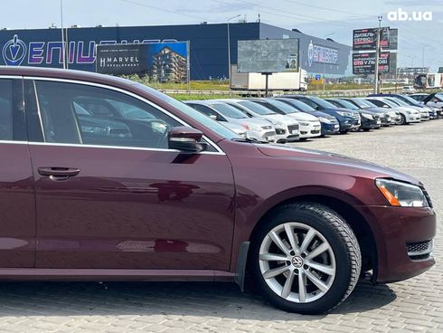Volkswagen passat b7 2013 красный - фото 12
