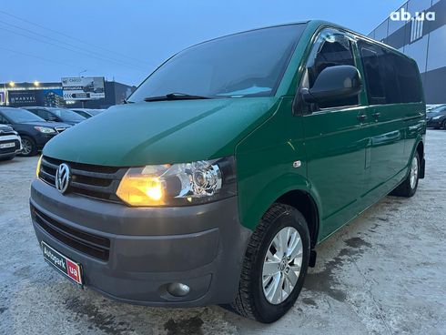 Volkswagen T5 (Transporter) 2011 зеленый - фото 10