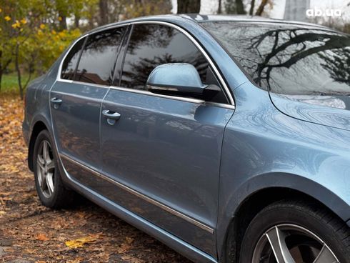 Skoda Superb 2008 синий - фото 9