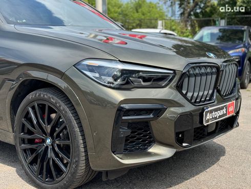 BMW X6 2022 зеленый - фото 4