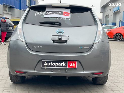 Nissan Leaf 2015 серый - фото 6