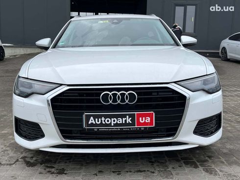 Audi A6 2019 белый - фото 2