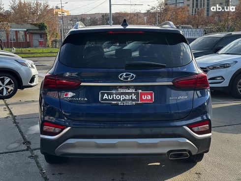 Hyundai Santa Fe 2019 синий - фото 12