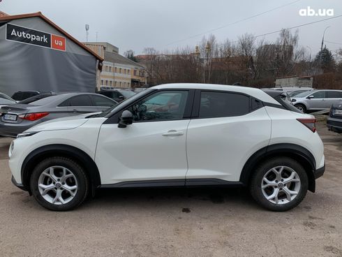 Nissan Juke 2021 белый - фото 8