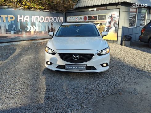 Mazda 6 2013 белый - фото 2