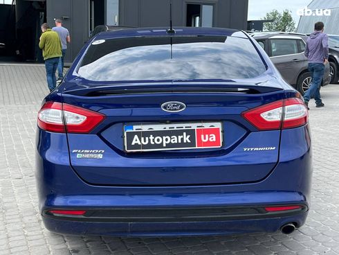 Ford Fusion 2015 синий - фото 11