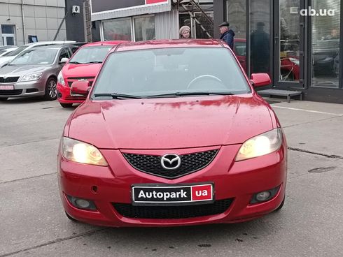 Mazda 3 2005 красный - фото 2