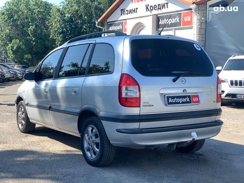 Opel Zafira 2003 серый - фото 7