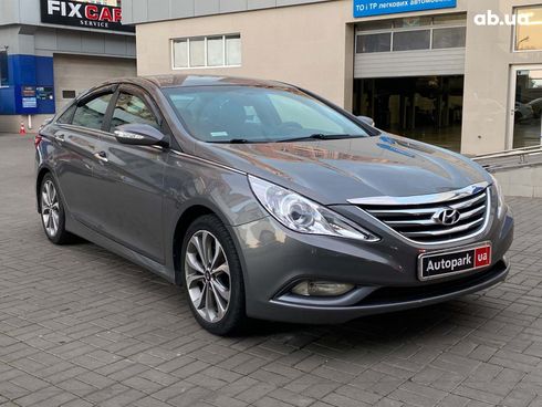 Hyundai Sonata 2014 серый - фото 3