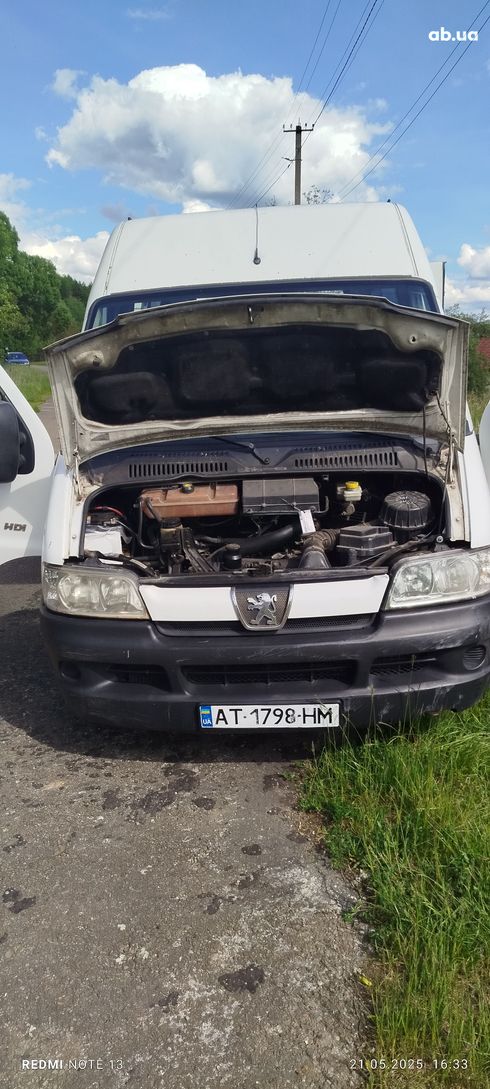 Peugeot Boxer 2005 белый - фото 12