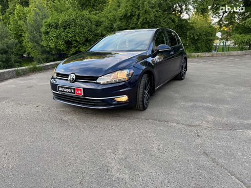 Volkswagen Golf 2018 синий - фото 3