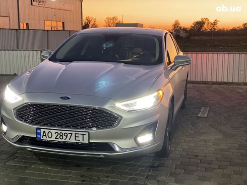 Ford Fusion 2018 серебристый - фото 2