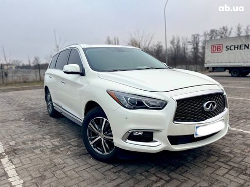 Infiniti QX60 2016 белый - фото 5