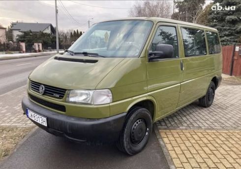 Volkswagen Transporter 2003 зеленый - фото 3