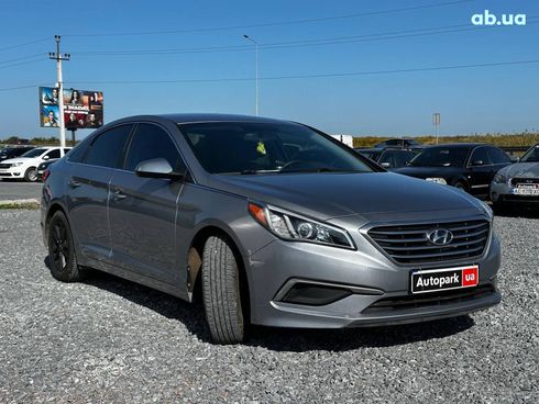 Hyundai Sonata 2015 серый - фото 12