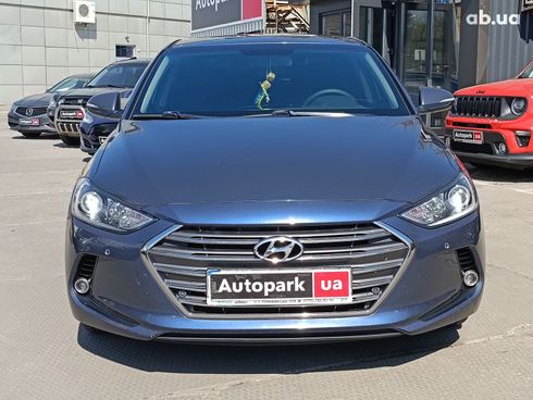 Hyundai Elantra 2017 синий - фото 2