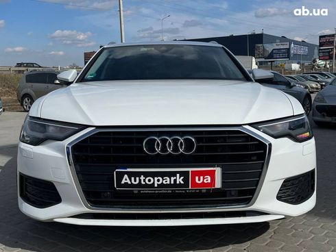 Audi A6 2019 белый - фото 2