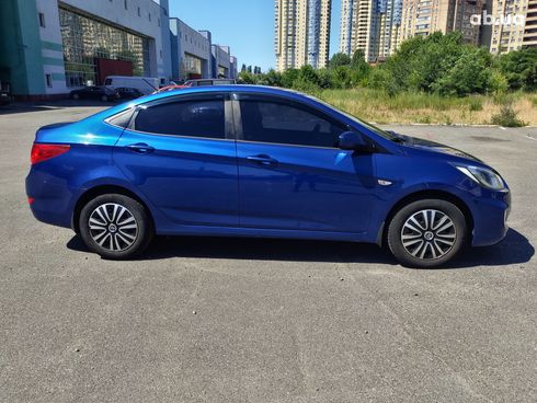 Hyundai Accent 2012 синий - фото 4