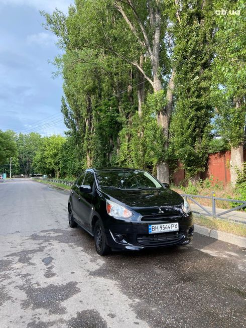 Mitsubishi Mirage 2015 черный - фото 3
