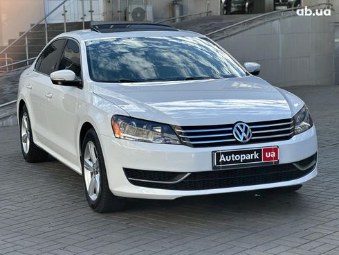 Volkswagen passat b7 2013 белый - фото 3