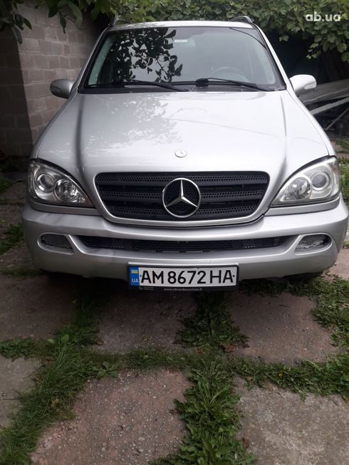 Mercedes-Benz M-Класс 2004 серебристый - фото 11