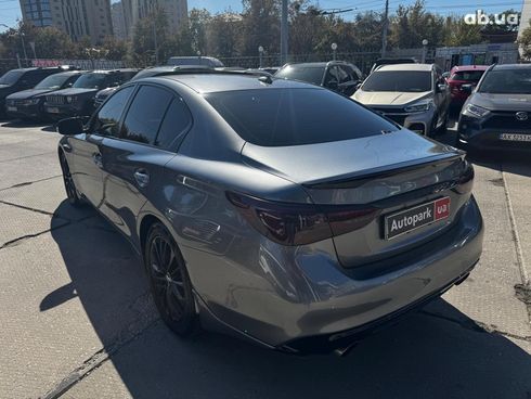 Infiniti Q50 2018 серый - фото 4