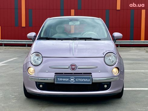 Fiat 500 2013 фиолетовый - фото 3