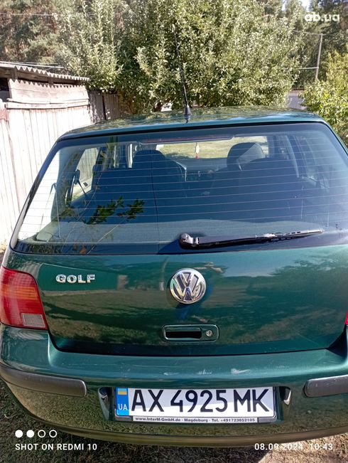 Volkswagen Golf 1999 зеленый - фото 7