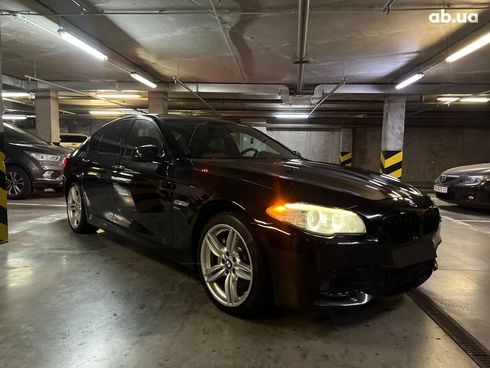 BMW 5 серия 2011 черный - фото 2