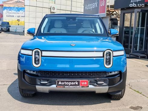 Rivian R1S 2023 синий - фото 2