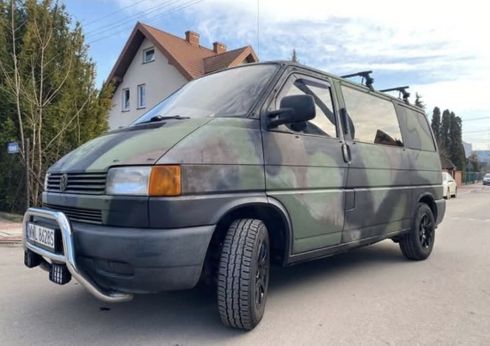 Volkswagen Transporter 2002 зеленый - фото 3