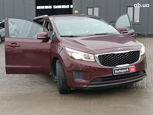 Kia Sedona 2016 красный - фото 45