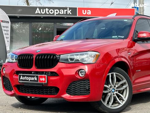 BMW X3 2015 красный - фото 2