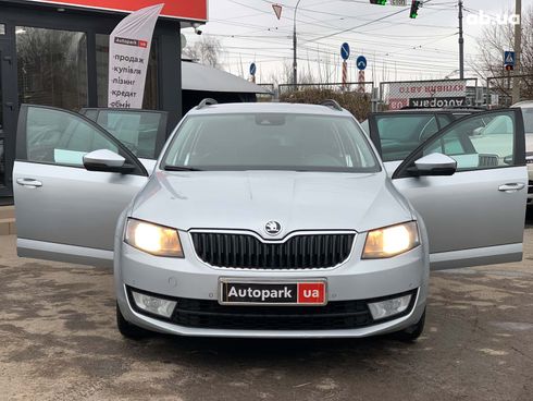 Skoda octavia a7 2016 серый - фото 12