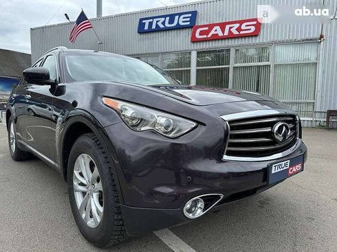 Infiniti QX70 2013 фиолетовый - фото 9