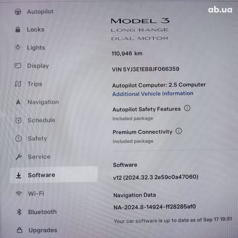 Tesla Model 3 2018 серый - фото 16