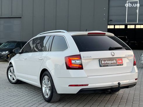 Skoda octavia a7 2018 белый - фото 6