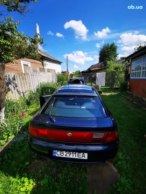 Mazda 323 1998 синий - фото 2