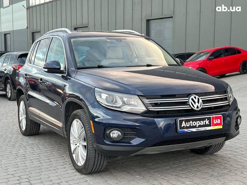Volkswagen Tiguan 2016 синий - фото 3