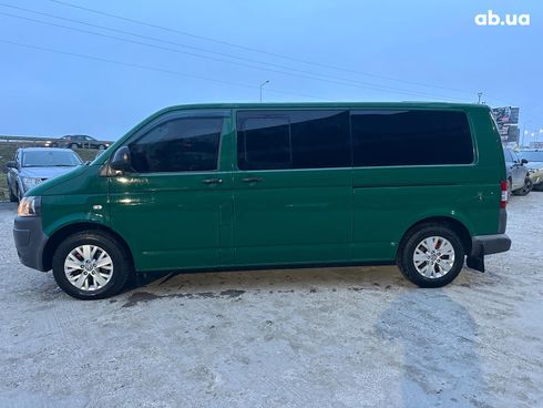 Volkswagen T5 (Transporter) 2011 зеленый - фото 4