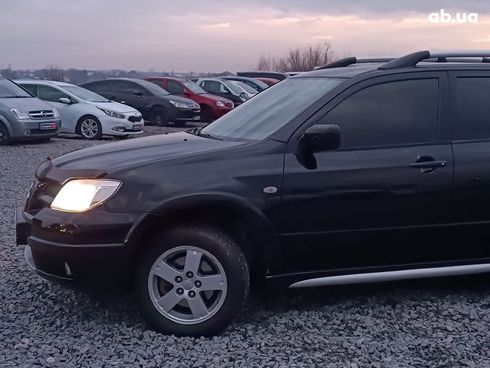 Mitsubishi Outlander 2008 черный - фото 4
